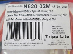 Tripp Lite N520-02M Duplex Multimode 50/125 Fiber Patch Cable (LC/LC), 2m (6′)