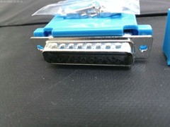PAN PACIFIC AD-25MT8-B2 CONNECTOR HOOD DB25/M TO RJ45 8C BLUE -USA FAST SHIPPING