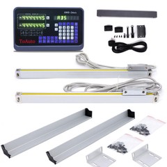 DRO 1um Linear Scale Digital Readout 2/3 Axis for Bridgeport Mill Lathe,US STOCK