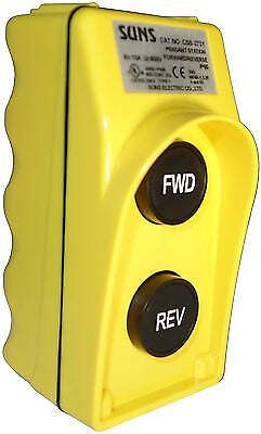 SUNS CSB-273Y UL Listed Yellow Forward/Reverse Pendant Control Station 9001BW73Y