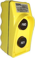 SUNS CSB-273Y UL Listed Yellow Forward/Reverse Pendant Control Station 9001BW73Y