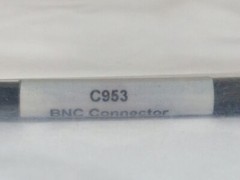 LOT 2 PCS SEL C953 BNC CONNECTOR RG 58A/U 0.5000 FEET
