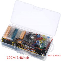 Electronic Component Starter Kit 830 Connect Points Breadboard Cable Resistor