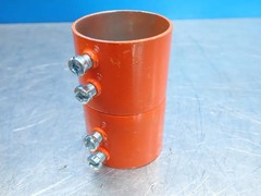 BRIDGEPORT 244-SO ORANGE SET SCREW EMT COUPLING 1-1/2 COUPLING 01220410845