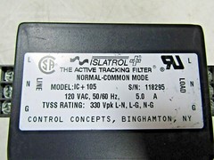 💥CONTROL CONCEPTS ISLATROL TRACKING FILTER 120 VAC 5.0 AMP IC+105