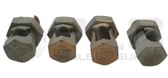 BLACKBURN 40H SPLIT BOLT CONNECTOR, LOT OF 4, 4/0 STR, 250MCM, 1 STR