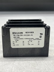 Mersen Ferraz Shawmut 63103 Power Distribution Block 3 Pole 600V
