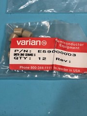 Lot of 8 VARIAN E59000003 STANDOFF SMITH CERAMIC, 185654