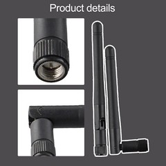 2x Antenna Outdoor Wifi Security Antenna Home Camera System ABS 107mm New