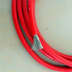 Red 14-30AWG Flexible Silicone Wire Cable , HIGH TMPE 200℃, 3KV High Voltage