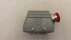 LAPP USA H-BE10BS CONNECTOR/ FEMALE 16A 10PIN 500VAC 6KV -40C TO +100C W/ HOOD