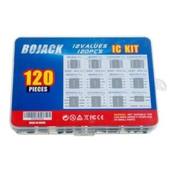 120 Pcs IC Assortment Kit LM324 LM339 ULN2003AN LM358P NE555P NE5532P