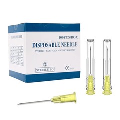 20 Gauge Luer Lock Needle – 1 Inch, 100 Pack – Durable Industrial Dispensing