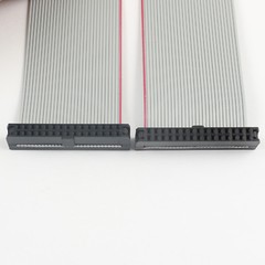 2Pcs 2mm 2.0mm Pitch 30 Pin 30 Wire Extension IDC Flat Ribbon Cable Length 60CM