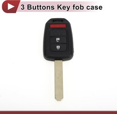 Replacement Key Fob Shell Case MLBHLIK6-1T for 2014-2016 Honda CR-V & 2015-2020