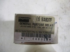 Dayton 5X837F General Purpose Relay NEW FREE SHIPPING