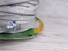 1/2″ BRAIDED GROUND STRAP 6 AWG 240 Stranded Tinned Copper Flat Braid 25Lbs.