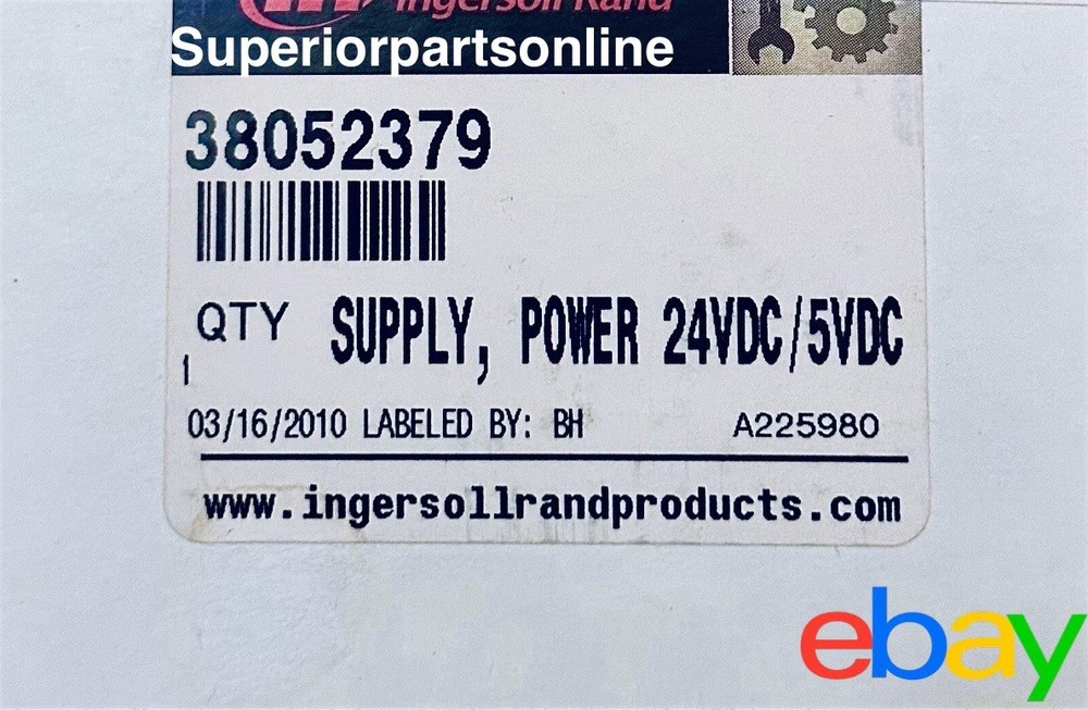 *BRAND NEW* Ingersoll-Rand 38052379 Power Supply Board 24VDC/5VDC (OEM)