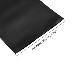 PVC Heat Shrink Pipe Tube 103mm Flat Width for 18650 Shrink Film 1M Black