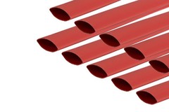 10 Lot TEMCo 1/2″ Marine Heat Shrink Tube 3:1 Adhesive Glue Lined 12″ long RED