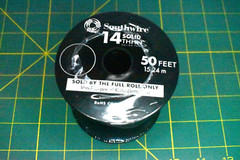SOUTHWIRE 50 Ft. 14 Awg Solid Black THHN Electrical Wire AWM 600 VOLTS