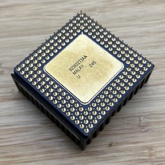 Intel 486 DX 33MHZ with Heat Sink A80486DX-33 i486 CPU Processor Vintage Rare