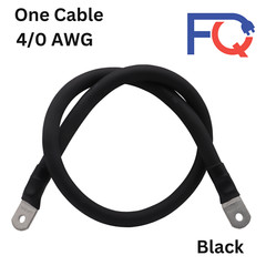 4/0 AWG Gauge Custom Battery Cable Copper Car Solar Power Wire Inverter Welding