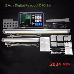 2/3 Axis Digital Readout 5um Linear Scale TTL DRO Display Kit CNC Milling Lathe