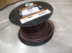 #16) NEW Spool of Electric Wire – 10 Guage Stranded 115′ Brown