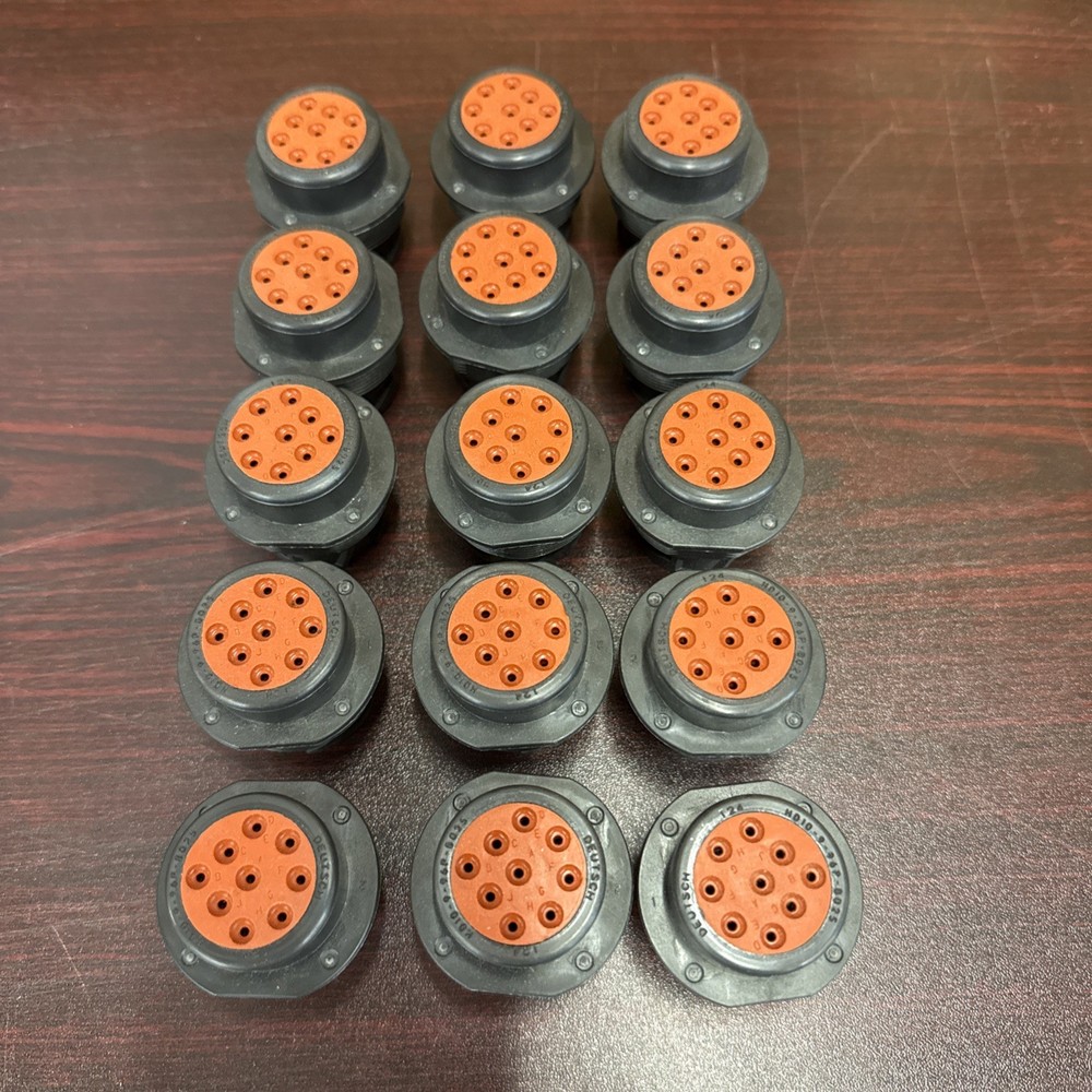 15 NEW Deutsch HD10-9-96P-8025 Connector plug 9 Pin # 124