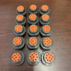 15 NEW Deutsch HD10-9-96P-8025 Connector plug 9 Pin # 124