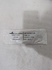 EATON COOPER POWER A31006 TYPE K 6 AMP FUSE ACCESSORIES WITH GASKET AND SCREWS