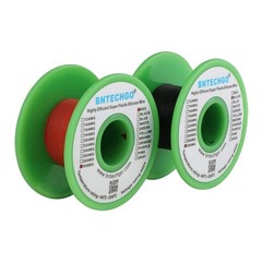 30 AWG Silicone Wire Spool 250ft Red & Black – Flexible Stranded Tinned Copper