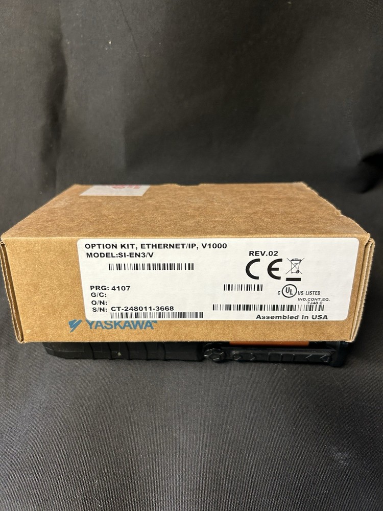 SI-EN3/V REV 2 Yaskawa Ethernet IP Option Card for V1000 VFD **SEALED!*