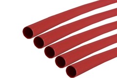 5 Lot TEMCo 5/16″ Marine Heat Shrink Tube 3:1 Adhesive Glue Lined 12″ long RED
