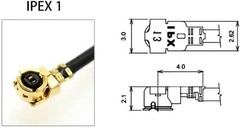 HiLetgo 5pcs IPX IPEX-1 U.FL to SMA Female Pigtail Antenna Wi-Fi Black
