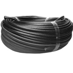 Black Silicone Fiber Glass Tube Wire Cable Insulating High Temp Sleeving 2-20mm