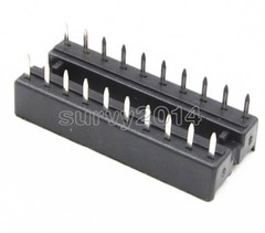 100PCS 20-Pin 20pin DIL DIP IC Socket PCB Mount Connector NEW