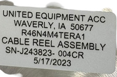 United Equipment ACC R46N4M4TERA1 Industrial Cable Reel Assembly 22ft long