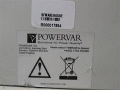 Powervar 1.2 ABC1250-22INT ABC125022INT Power Conditioner 230V 5.20A 50Hz