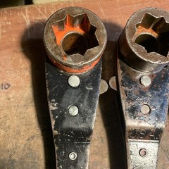 LOT OF (3) I FARGO 2 Lowell Reversible Lineman Ratchet 1 x 1-1/8 x 3/4 USA