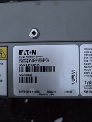 Eaton SPD120208Y2K 120kA Nema 1 Surge Protection Device NEW OPEN BOX