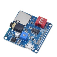 5W Voice Playback Module MP3 Player I/O Trigger UART Control SD/TF Card