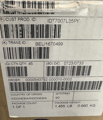 *Lot of 45* IDT 7007L35PF IDT High-Speed 32K x 8 Dual-Port Static RAM SRAM 35ns