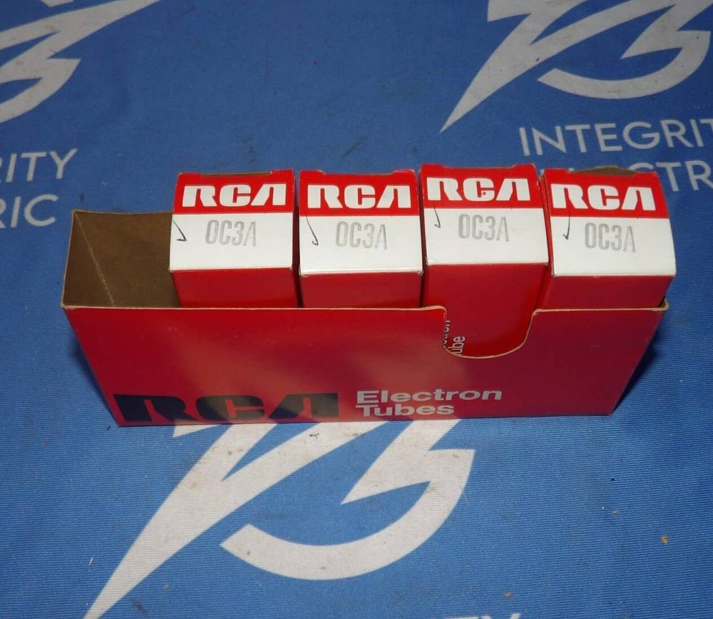Lot of 4 NIB RCA OC3A Electron Vaccum Tubes + 90 Day Warranty