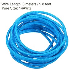 9.8ft 14AWG Electronic Wire High Temperature Electrical Silicone Cable Blue