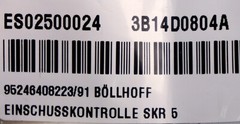 Böllhoff bullet control SKR 5 95246408223/91 + IFM I85002 unused