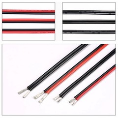 UL2468 Twin 2 Core Cable 0.08mm²~1.2mm² Tinned Copper Wires flame retardant wire