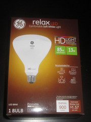 Relax HD LED Flood Light Bulb Soft White 900 Lumens 13-Watts 49525 BR40