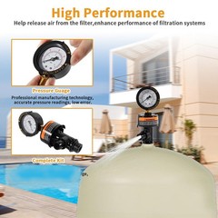 Quality Construction Pool Equipment 98209800 Pressure Measuring Tools Set